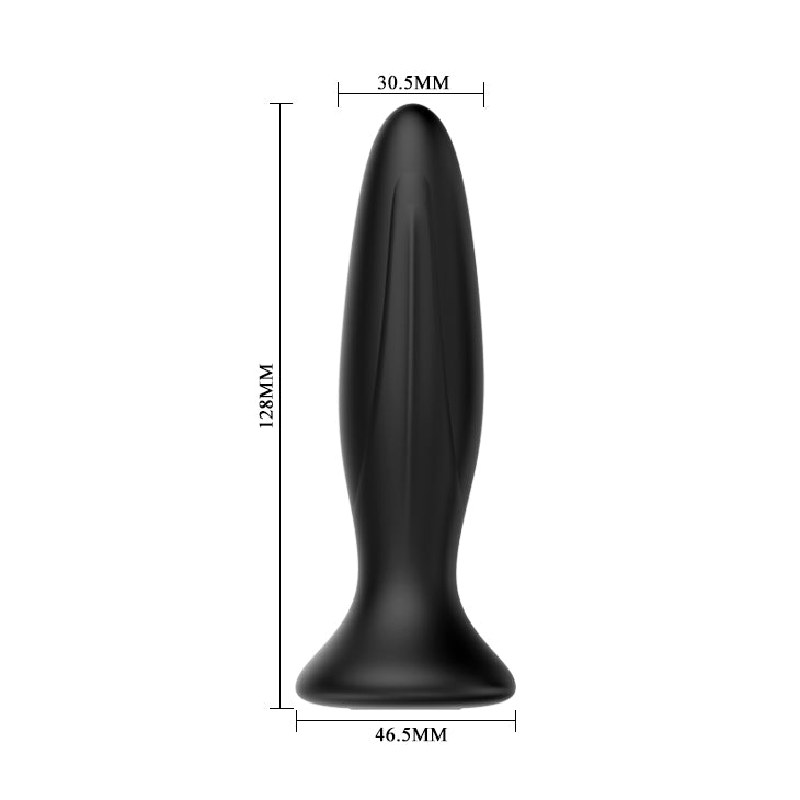 MR PLAY Vibrating Anal Plug - Black 12.8 cm USB Rechargeable Vibrating Butt Plug – Sex toys NZ by Naughtyhut. Discreet delivery nationwide.