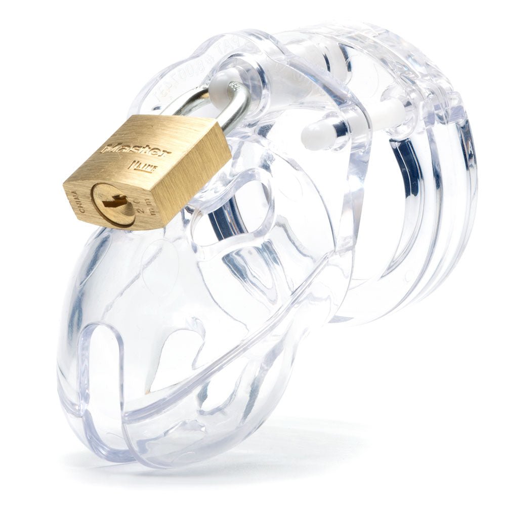 Buy Mr. Stubb Chastity Cock Cage Kit - Clear - Clear 1.75 Inch Cock Cage Kit – Naughtyhut NZ sex toys online. Discreet delivery & top brands.