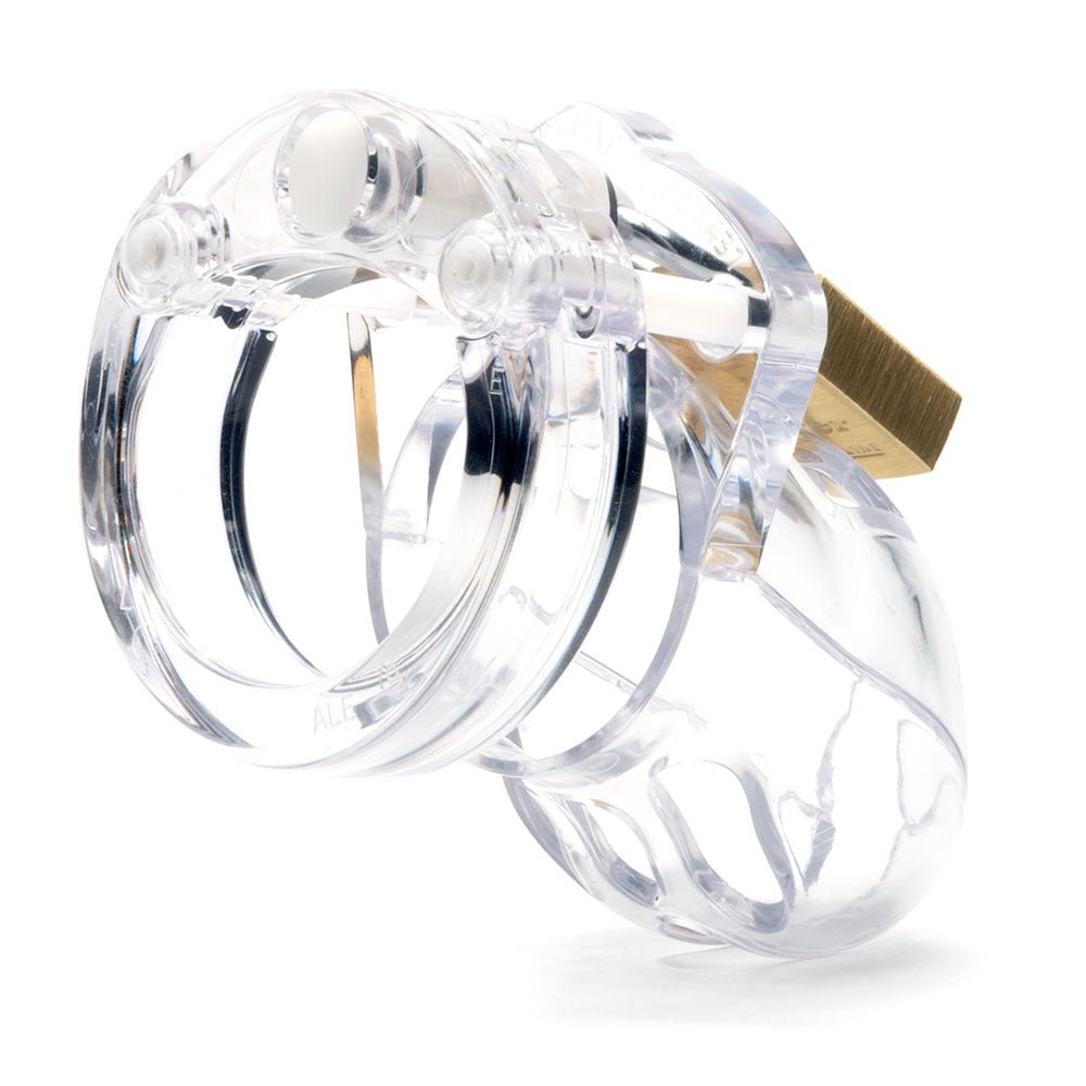 Buy Mr. Stubb Chastity Cock Cage Kit - Clear - Clear 1.75 Inch Cock Cage Kit – Naughtyhut NZ sex toys online. Discreet delivery & top brands.