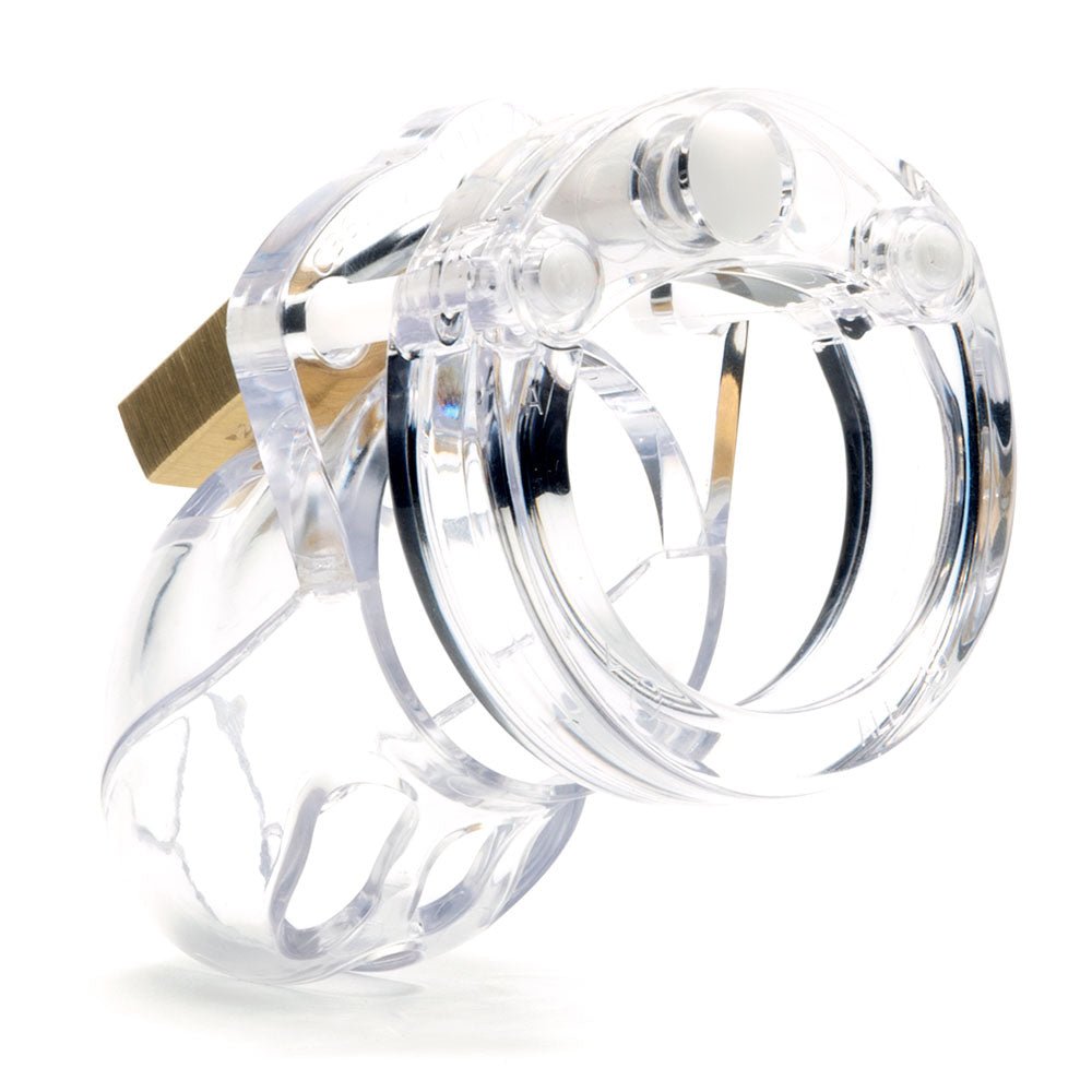 Buy Mr. Stubb Chastity Cock Cage Kit - Clear - Clear 1.75 Inch Cock Cage Kit – Naughtyhut NZ sex toys online. Discreet delivery & top brands.