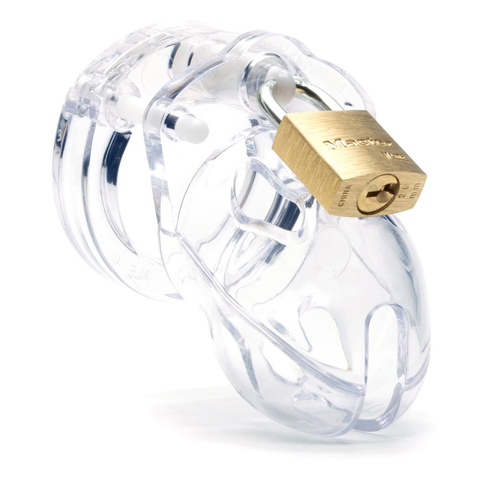 Buy Mr. Stubb Chastity Cock Cage Kit - Clear - Clear 1.75 Inch Cock Cage Kit – Naughtyhut NZ sex toys online. Discreet delivery & top brands.