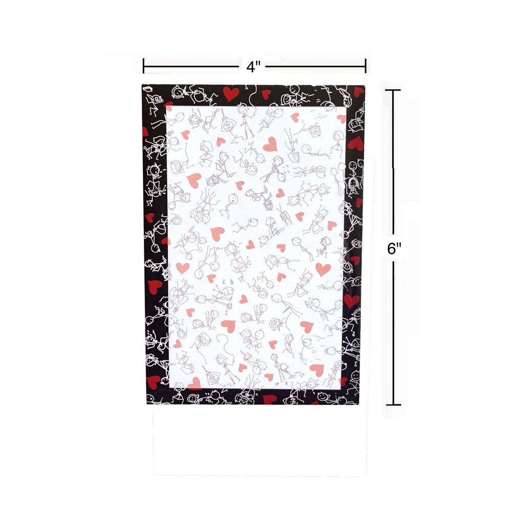 Naughty Stick Figure Notepad - Novelty Notepad - 100 Pages – Sex toys NZ by Naughtyhut. Discreet delivery nationwide.