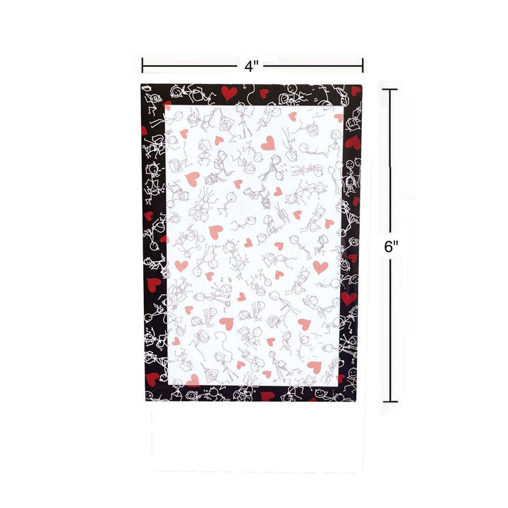 Naughty Stick Figure Notepad - Novelty Notepad - 100 Pages – Sex toys NZ by Naughtyhut. Discreet delivery nationwide.