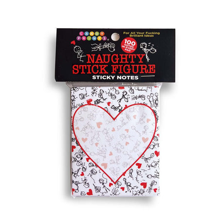 Buy Naughty Stick Figure Sticky Notes - Novelty Sticky Notes - 100 Pack – Naughtyhut NZ sex toys online. Discreet delivery & top brands.