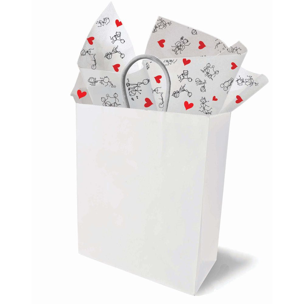Buy Naughty Stick Figure Tissue Paper Sheets - Novelty Decoration Sheets - 6 Pack – Naughtyhut NZ sex toys online. Discreet delivery & top brands.