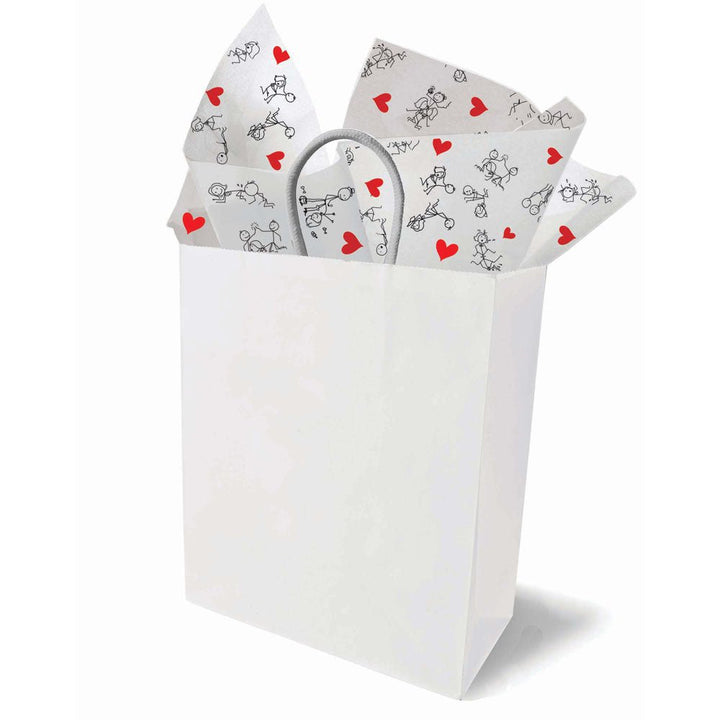 Naughty Stick Figure Tissue Paper Sheets - Novelty Decoration Sheets - 6 Pack – Sex toys NZ by Naughtyhut. Discreet delivery nationwide.