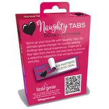 Buy Naughty Tabs - Sexy Suggestions - Set of 50 – Naughtyhut NZ sex toys online. Discreet delivery & top brands.