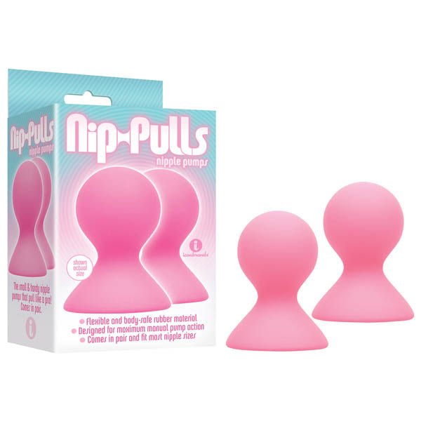 Nip - Pulls - Pink Nipple Suckers - Set of 2 – Sex toys NZ by Naughtyhut. Discreet delivery nationwide.