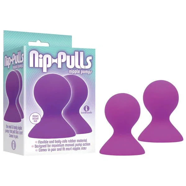 Nip - Pulls - Purple Nipple Suckers - Set of 2 – Sex toys NZ by Naughtyhut. Discreet delivery nationwide.
