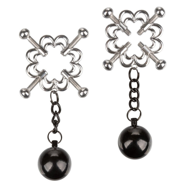 Buy Nipple Grips 4 - Point Weighted Nipple Press – Naughtyhut NZ sex toys online. Discreet delivery & top brands.