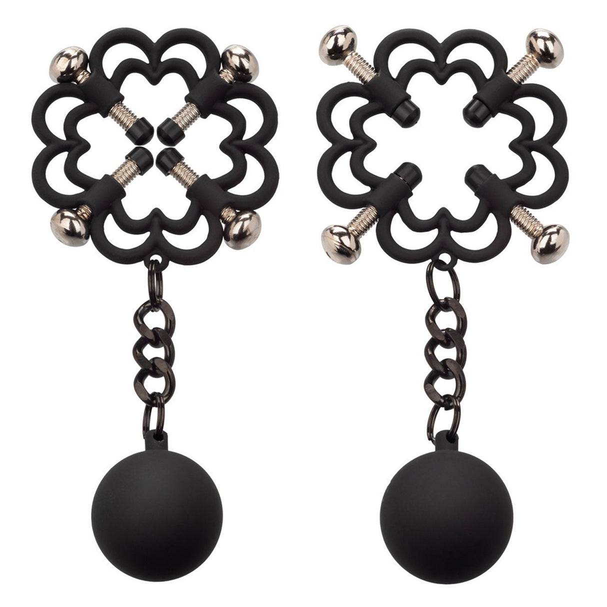 Buy Nipple Grips Power Grip 4 - Point Weighted Nipple Press – Naughtyhut NZ sex toys online. Discreet delivery & top brands.