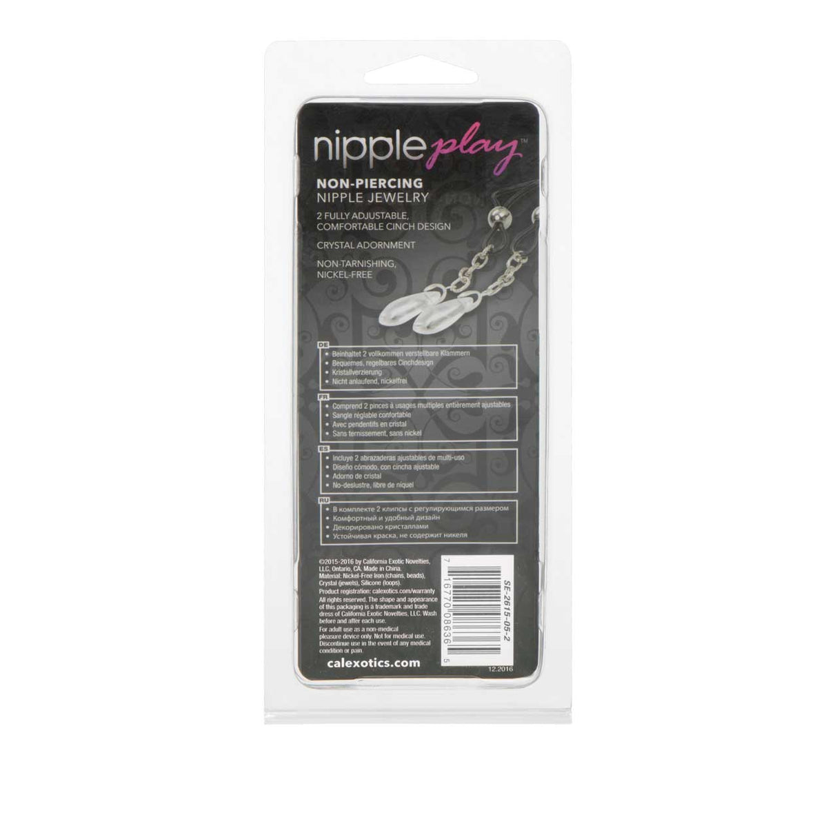 Buy Nipple Play Non - Piercing Nipple Jewelry Crystal – Naughtyhut NZ sex toys online. Discreet delivery & top brands.
