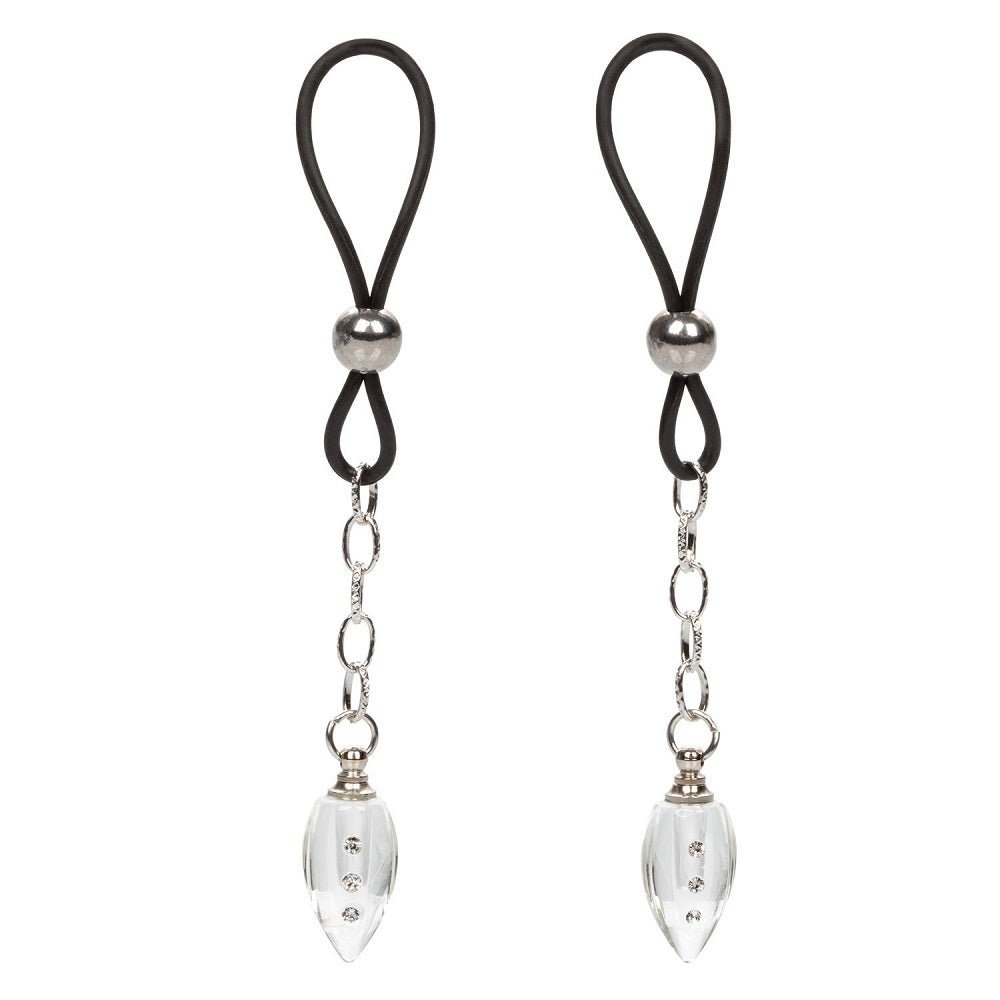 Buy Nipple Play Non - Piercing Nipple Jewelry Crystal Teardrop – Naughtyhut NZ sex toys online. Discreet delivery & top brands.