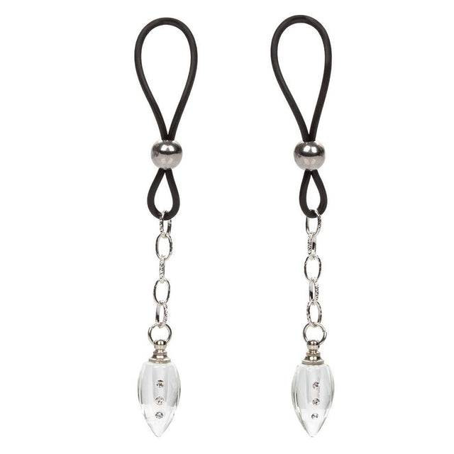 Buy Nipple Play Non - Piercing Nipple Jewelry Crystal Teardrop – Naughtyhut NZ sex toys online. Discreet delivery & top brands.
