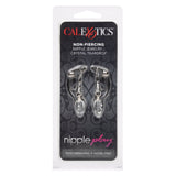 Buy Nipple Play Non - Piercing Nipple Jewelry Crystal Teardrop – Naughtyhut NZ sex toys online. Discreet delivery & top brands.