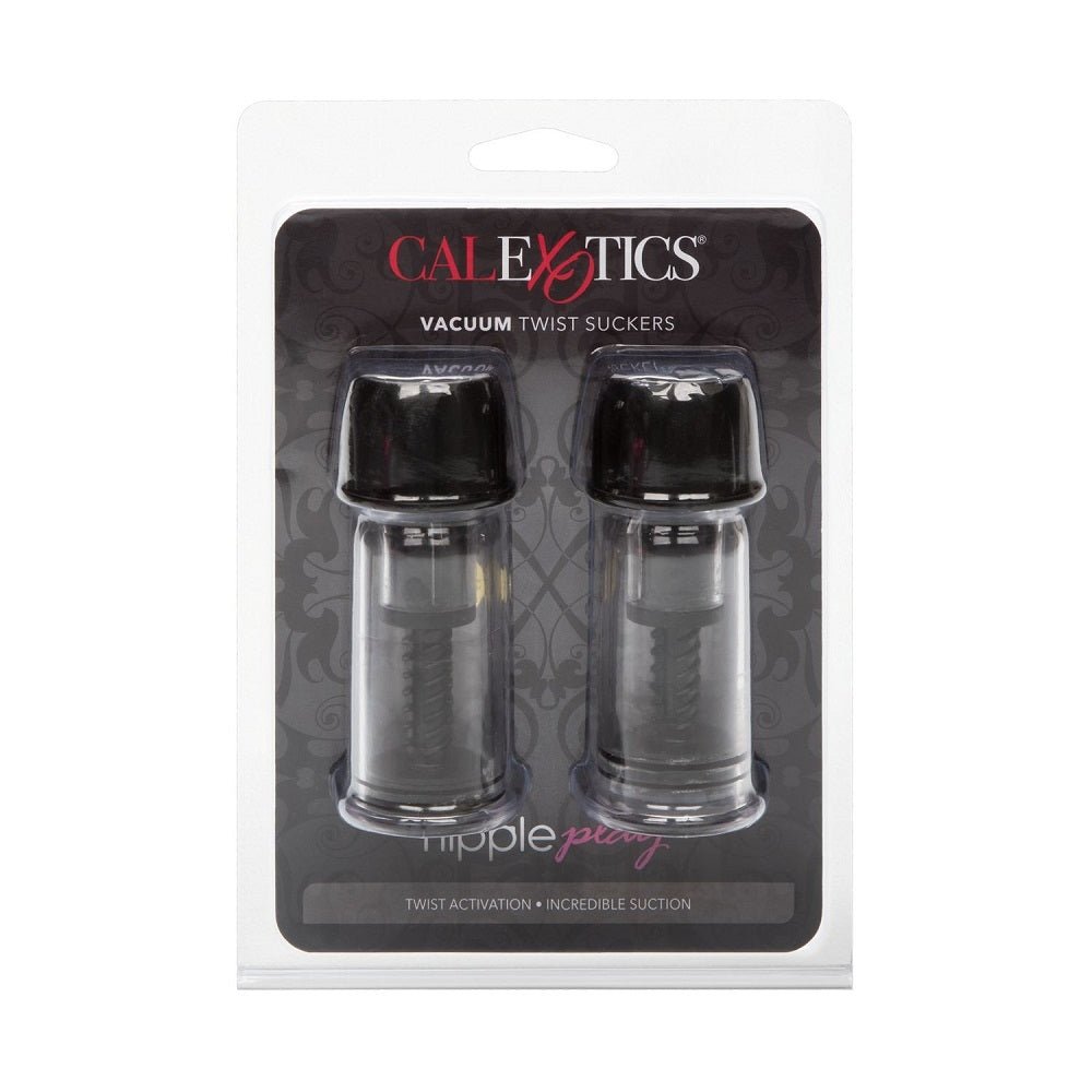 Buy Nipple Play Vacuum Twist Suckers Black – Naughtyhut NZ sex toys online. Discreet delivery & top brands.