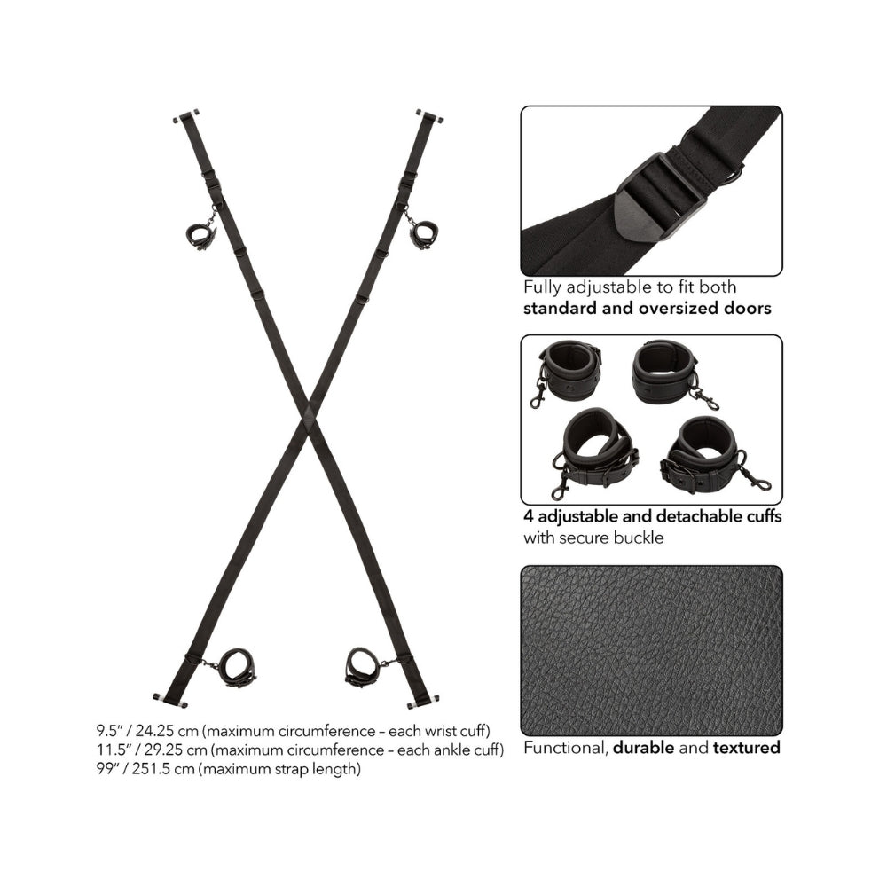 Buy Nocturnalª Collection Over The Door Cross – Naughtyhut NZ sex toys online. Discreet delivery & top brands.