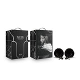 Buy Noir Pom Adjustable Nipple Clamps - Black Furry Nipple Clamps – Naughtyhut NZ sex toys online. Discreet delivery & top brands.