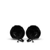 Buy Noir Pom Adjustable Nipple Clamps - Black Furry Nipple Clamps – Naughtyhut NZ sex toys online. Discreet delivery & top brands.