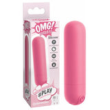 Buy OMG! Bullets Play - Pink USB Rechargeable Bullet – Naughtyhut NZ sex toys online. Discreet delivery & top brands.