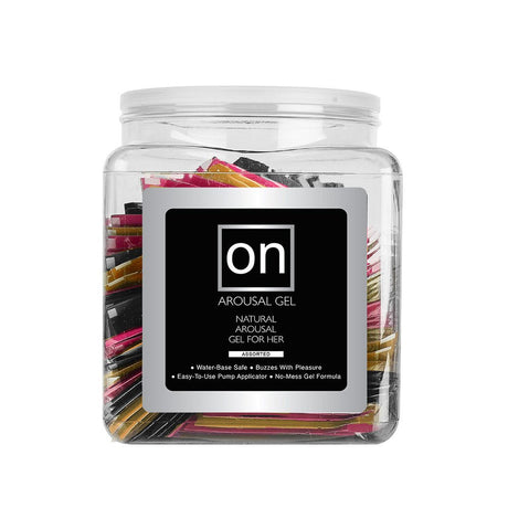 Buy On Arousal Gel 100 x Single Use Tub – Naughtyhut NZ sex toys online. Discreet delivery & top brands.
