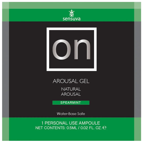 Sensuva On Arousal Gel Spearmint 6 ml Single Use Packet