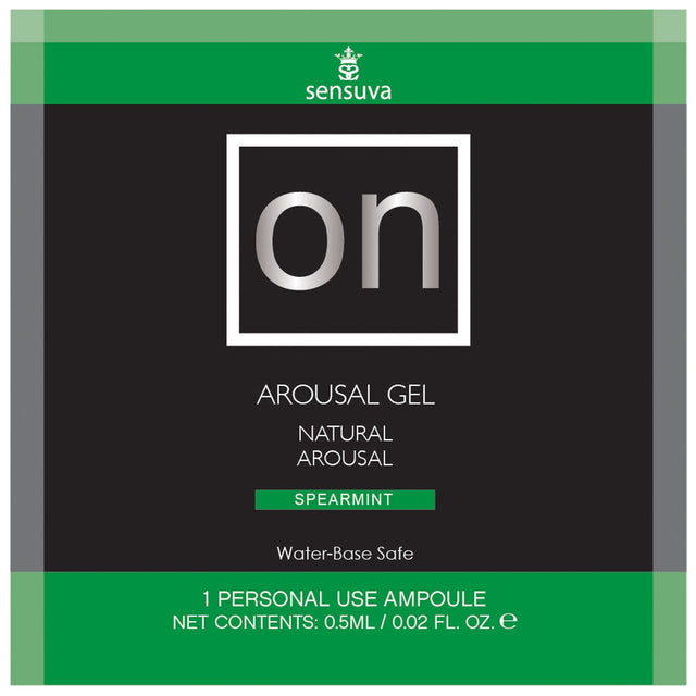 Buy On Arousal Gel Spearmint 6 ml Single Use Packet – Naughtyhut NZ sex toys online. Discreet delivery & top brands.
