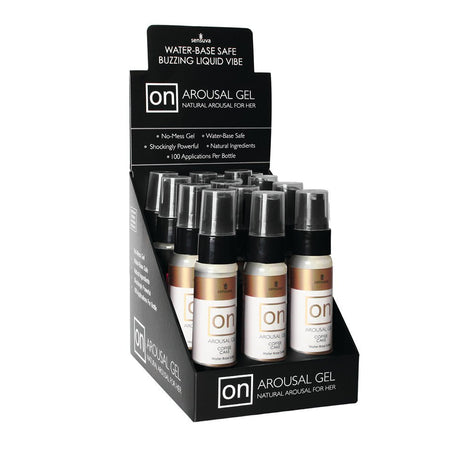 Buy On for Her Arousal Gel 12 Piece – Naughtyhut NZ sex toys online. Discreet delivery & top brands.