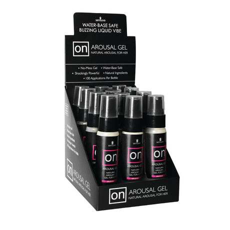 Buy On for Her Arousal Gel 12 Piece – Naughtyhut NZ sex toys online. Discreet delivery & top brands.