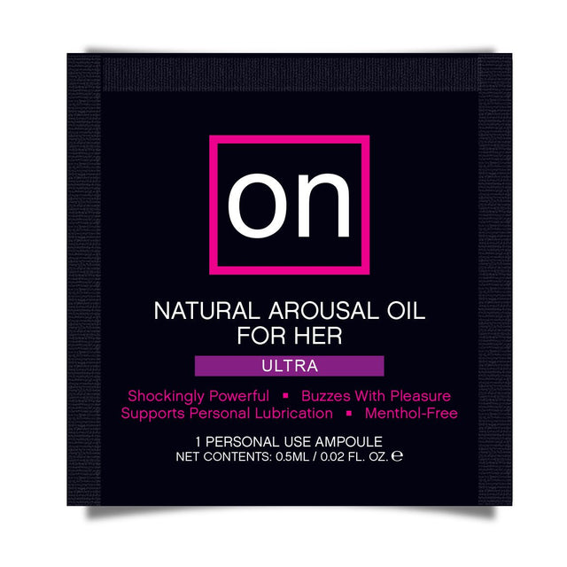 Buy On for Her Arousal Oil Ultra Single Use Ampoule – Naughtyhut NZ sex toys online. Discreet delivery & top brands.