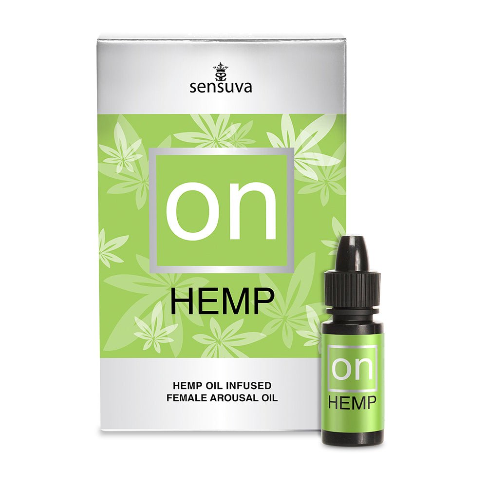 Buy On for Her Hemp Oil Infused Arousal Oil 5 ml Medium Box – Naughtyhut NZ sex toys online. Discreet delivery & top brands.