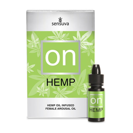 Buy On for Her Hemp Oil Infused Arousal Oil 5 ml Medium Box – Naughtyhut NZ sex toys online. Discreet delivery & top brands.