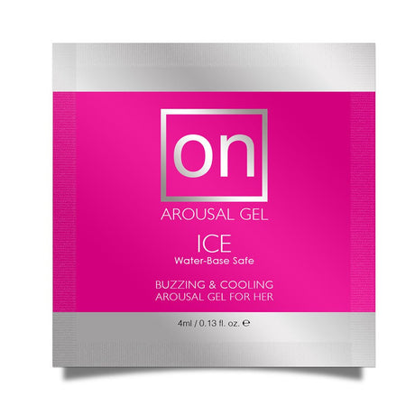 Buy On Ice Arousal Gel Single Use Packet – Naughtyhut NZ sex toys online. Discreet delivery & top brands.