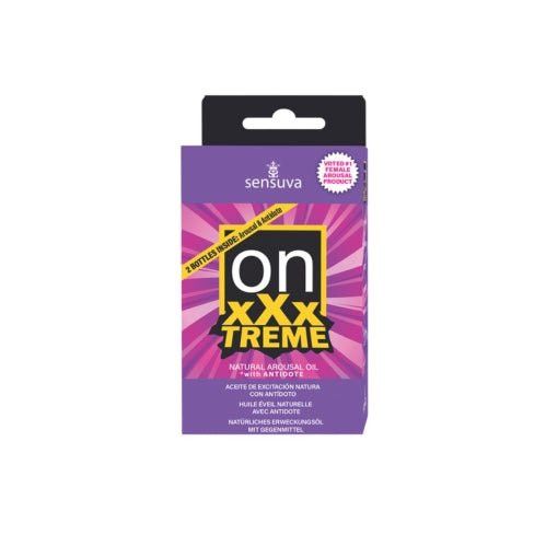 Buy On™ xXxTreme Arousal Oil 5ml Medium Box – Naughtyhut NZ sex toys online. Discreet delivery & top brands.