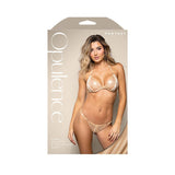 Buy OPULENCE Pearl Bra & Crotchless Panty - Gold - Gold - M/L Size – Naughtyhut NZ sex toys online. Discreet delivery & top brands.