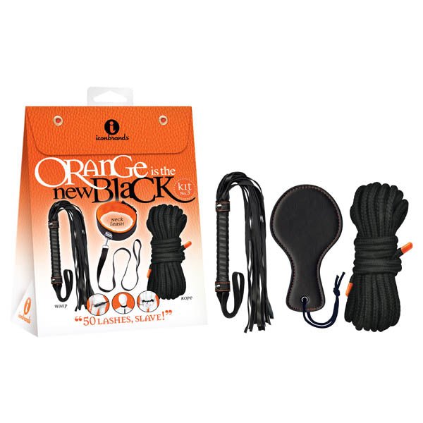 Orange Is The New Black Kit 3 - 50 Lashes, Slave! - Bondage Kit - 3 Piece Set – Sex toys NZ by Naughtyhut. Discreet delivery nationwide.