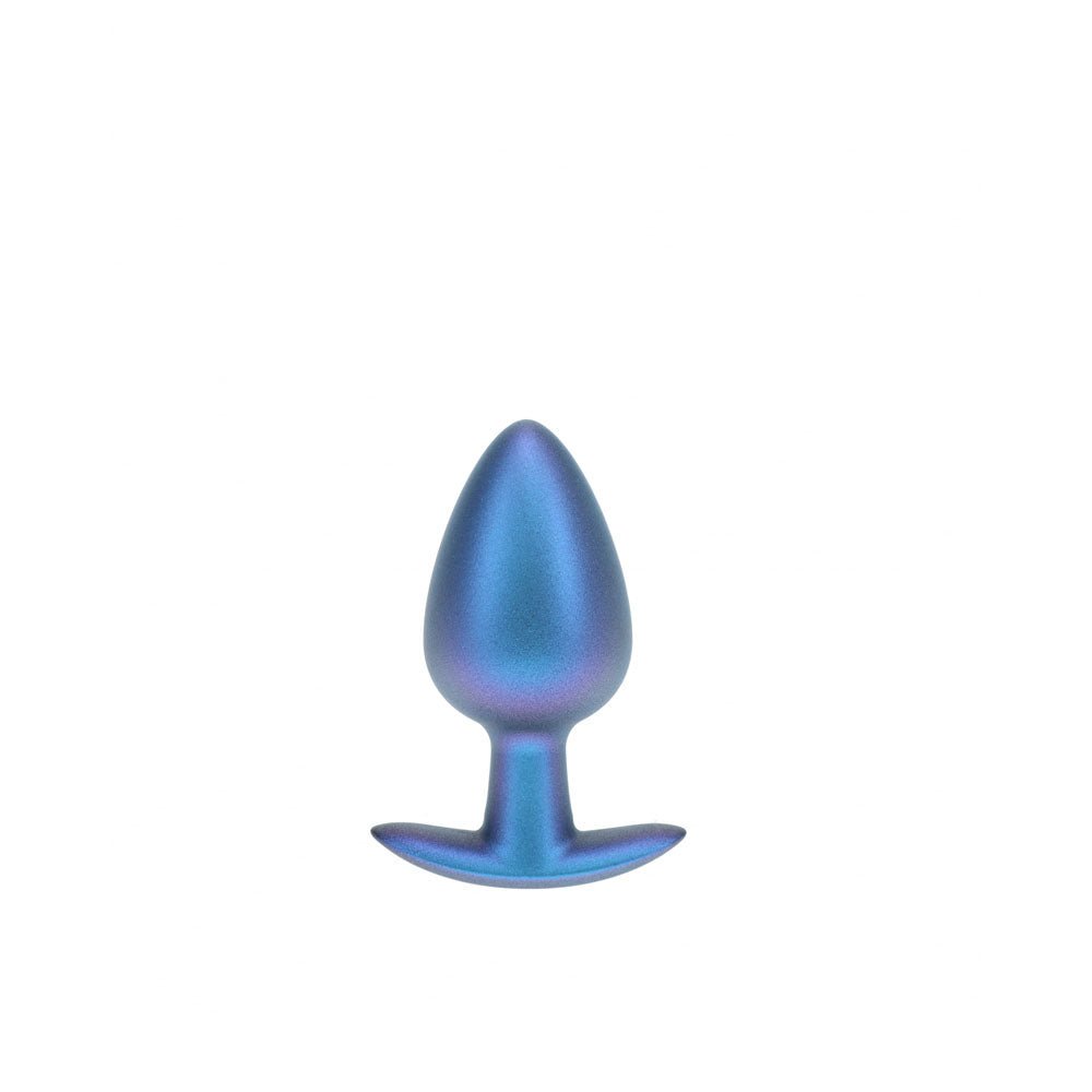 OUCH! Anal Plug - Large - Metallic Blue - Metallic Blue 8.9 cm Large Butt Plug – Sex toys NZ by Naughtyhut. Discreet delivery nationwide.
