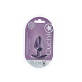 Buy OUCH! Anal Plug - Medium - Metallic Purple - Metallic Purple 7.9 cm Medium Butt Plug – Naughtyhut NZ sex toys online. Discreet delivery & top brands.
