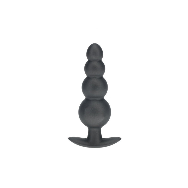 OUCH! Beaded Anal Plug - Gun Metal - Gun Metal Grey 11.7 cm Butt Plug – Sex toys NZ by Naughtyhut. Discreet delivery nationwide.