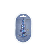 Buy OUCH! Beaded Anal Plug - Metallic Blue - Metallic Blue 11.7 cm Butt Plug – Naughtyhut NZ sex toys online. Discreet delivery & top brands.