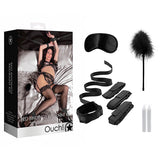 Buy Ouch! Bed Bindings Restraint Kit - Black - 8 Piece Set – Naughtyhut NZ sex toys online. Discreet delivery & top brands.