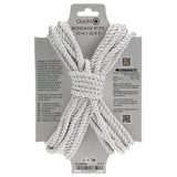 Buy OUCH! Bondage Rope - 10 M - Silver - Silver Nylon Bondage Rope - 10 metre Length – Naughtyhut NZ sex toys online. Discreet delivery & top brands.