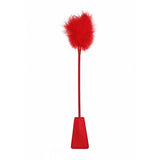 Buy Ouch! Crop With Feather - Red Whip – Naughtyhut NZ sex toys online. Discreet delivery & top brands.