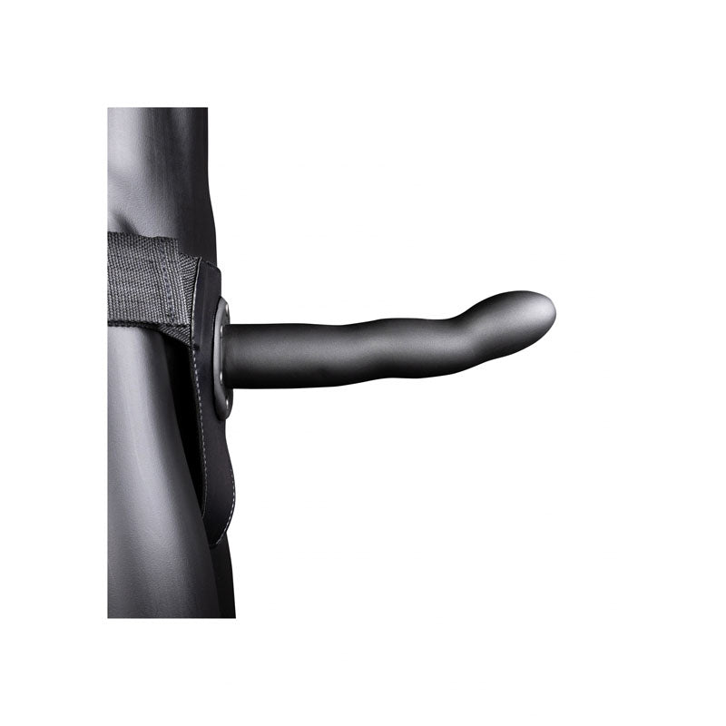 Buy OUCH! Curved Hollow Strap - on - 8in/20cm - Gunmetal Grey 20 cm Hollow Strap - On – Naughtyhut NZ sex toys online. Discreet delivery & top brands.