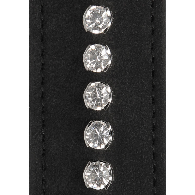 Buy OUCH! Diamond Studded Eye - Mask - Black Eye Mask – Naughtyhut NZ sex toys online. Discreet delivery & top brands.