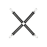 Buy OUCH! Diamond Studded Hogtie - Black Restraint – Naughtyhut NZ sex toys online. Discreet delivery & top brands.