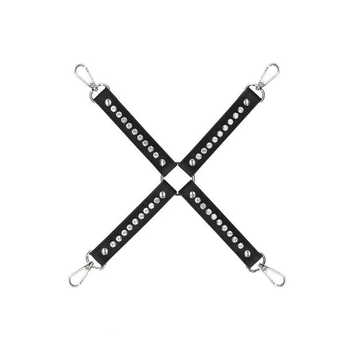 OUCH! Diamond Studded Hogtie - Black Restraint – Sex toys NZ by Naughtyhut. Discreet delivery nationwide.