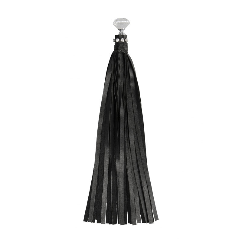 Buy OUCH! Diamond Studded Whip - Black Whip – Naughtyhut NZ sex toys online. Discreet delivery & top brands.