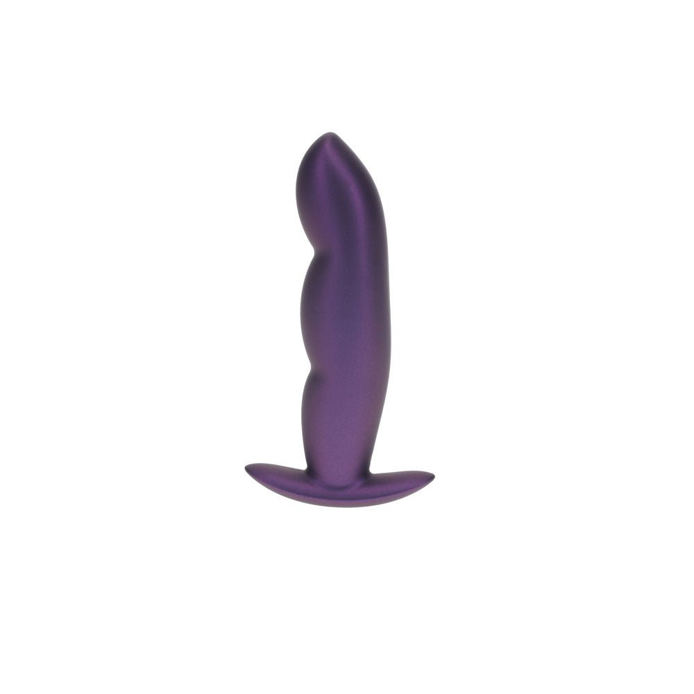 OUCH! Finger Anal Plug - Metallic Purple - Metallic Purple 11.7 cm Butt Plug – Sex toys NZ by Naughtyhut. Discreet delivery nationwide.