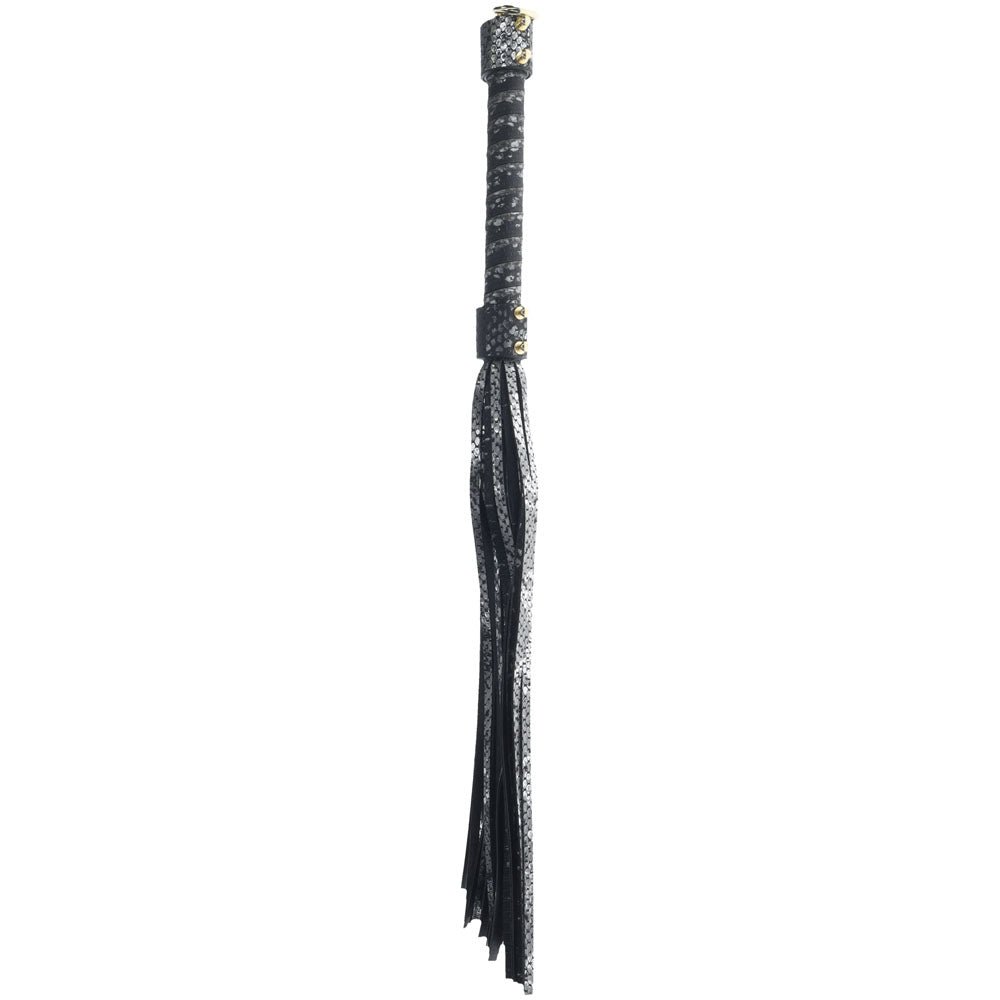 Buy OUCH! Florence Collection - Flogger - Black Flogger Whip – Naughtyhut NZ sex toys online. Discreet delivery & top brands.